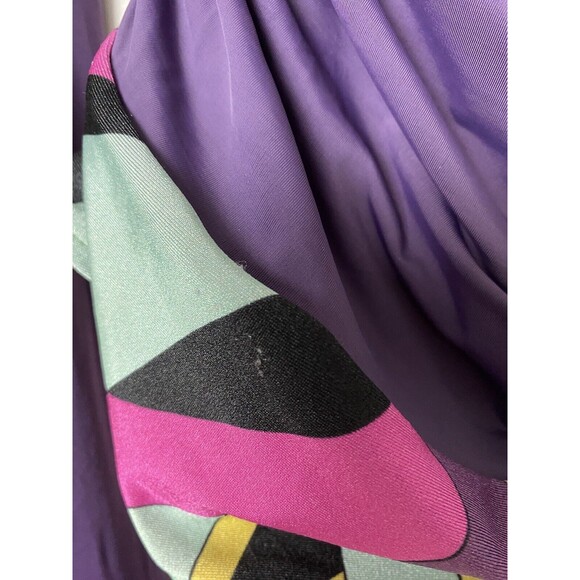 ANK One Piece Swimsuit Match Set 2 Pieces Swim Dress Purple Size M - Picture 10 of 15